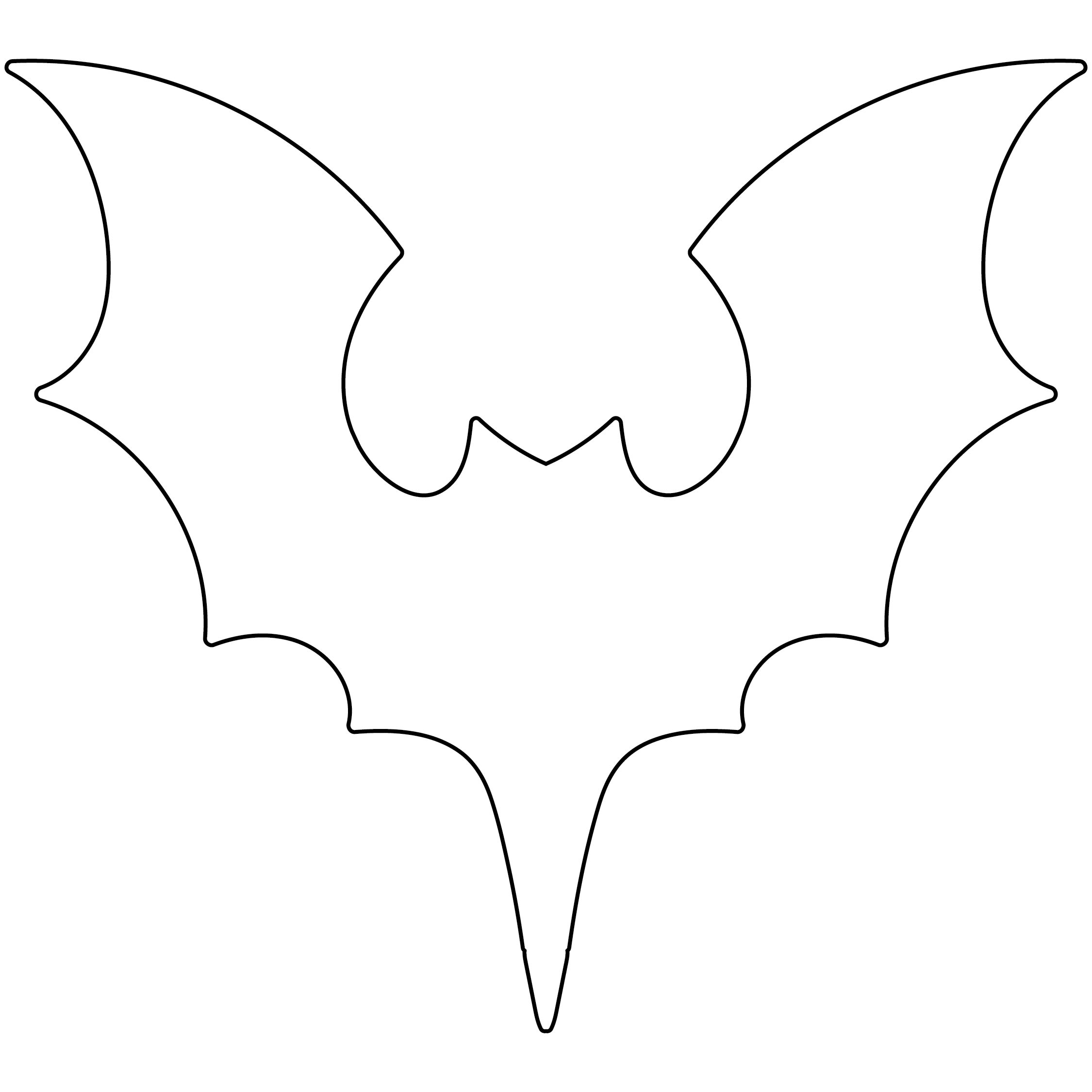 10 Best Large Printable Bat Templates PDF for Free at Printablee