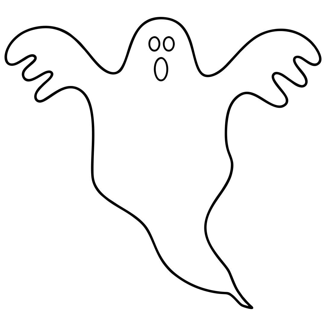 Cute Ghost Template Free Download