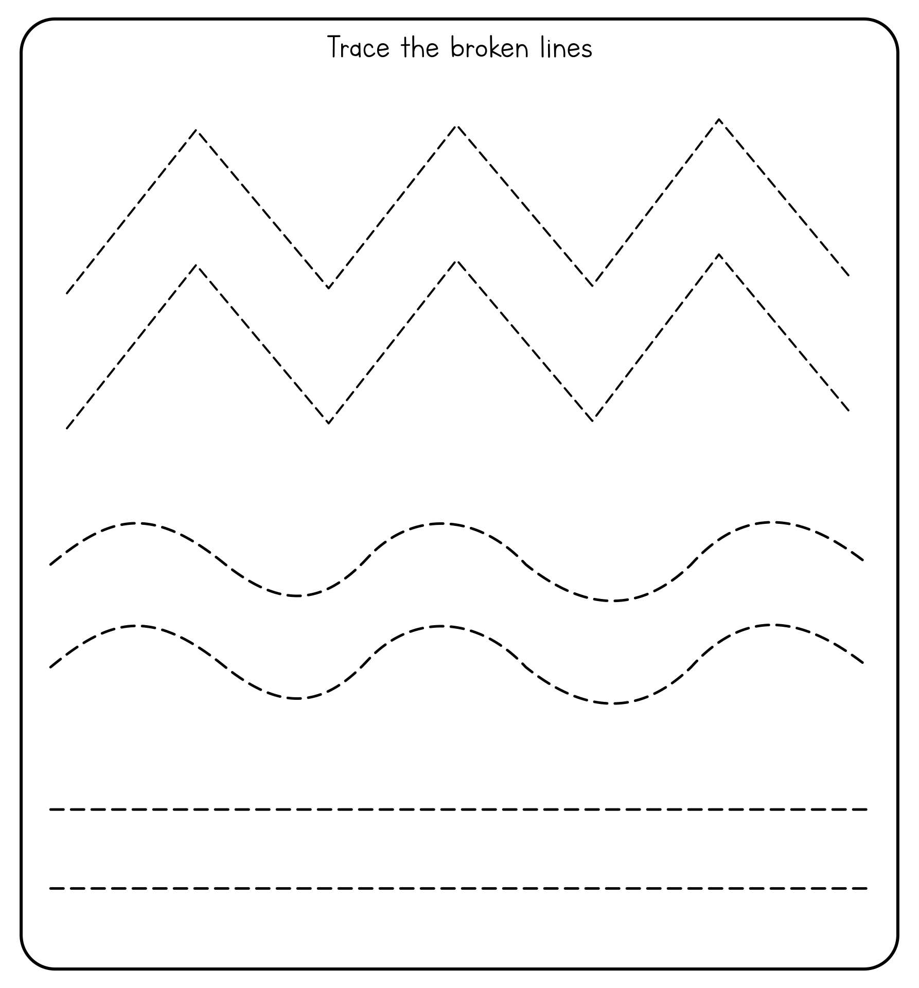 printable-tracing-lines