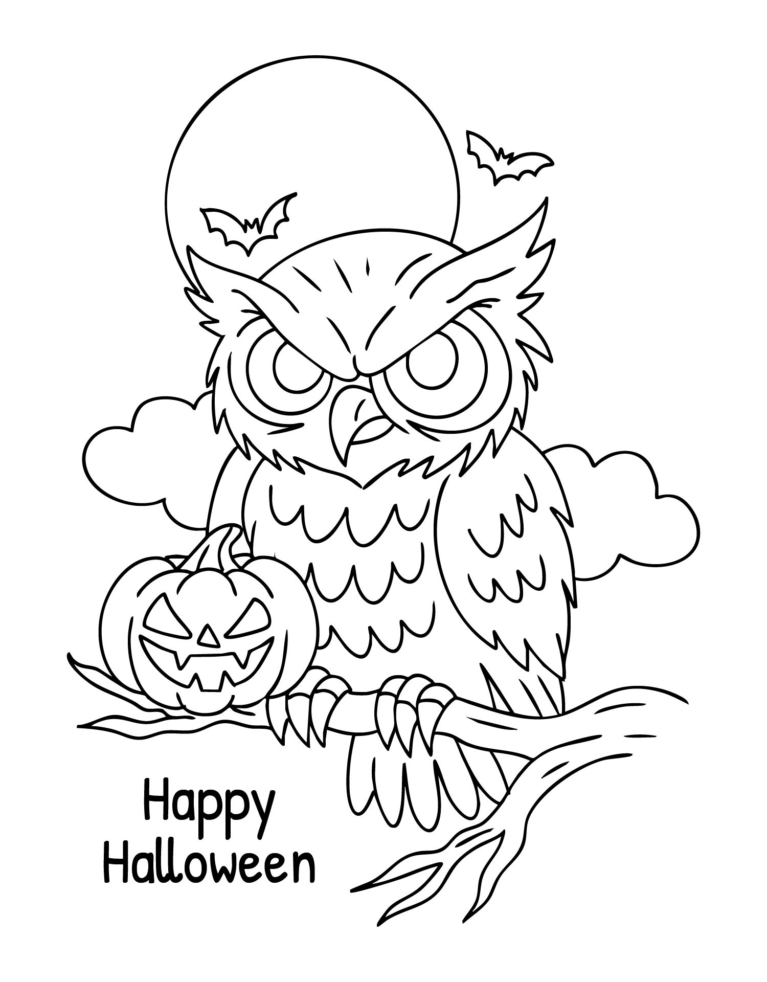 Scary Halloween Coloring Pages Coloring Pages