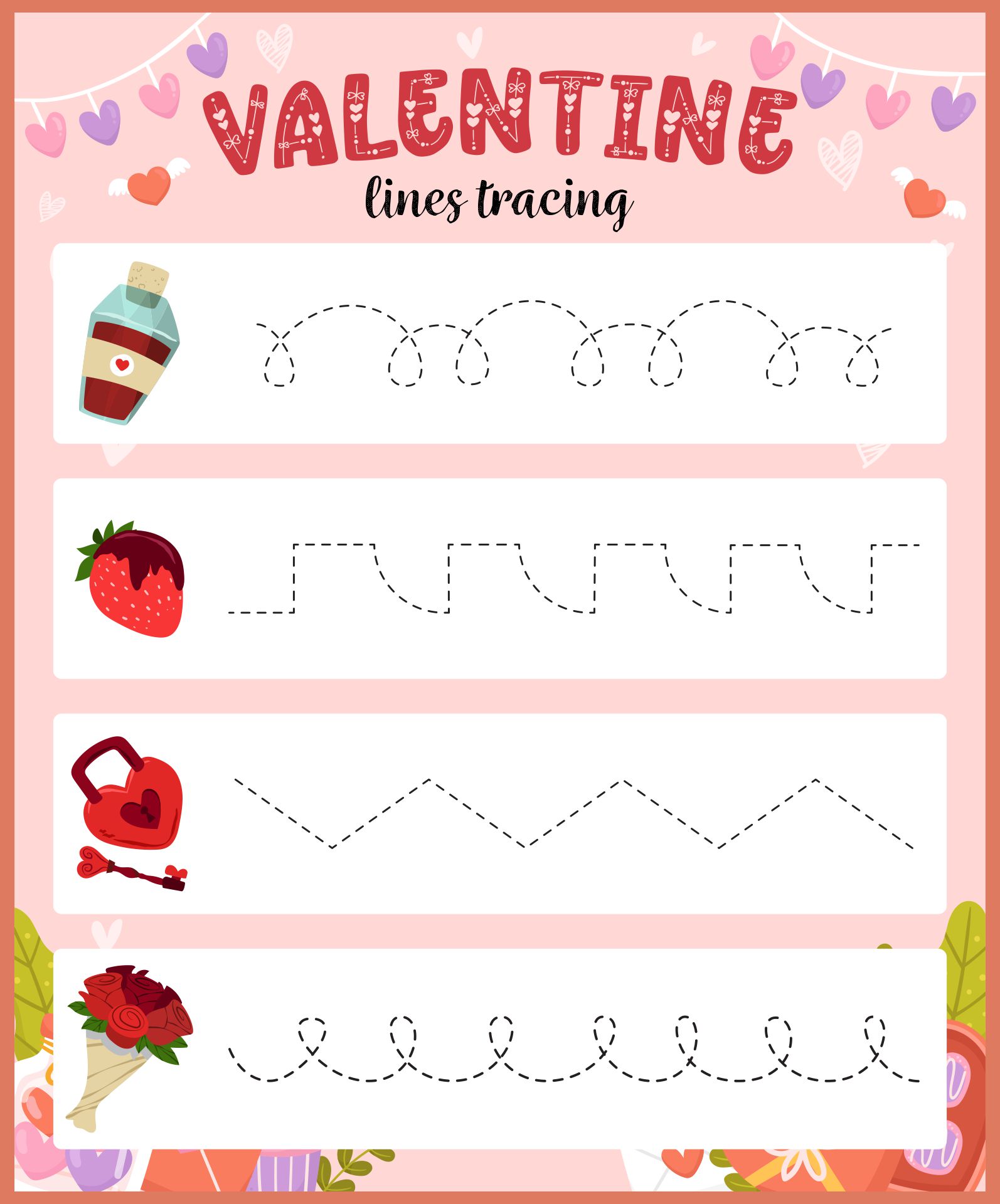Line Tracing Valentine