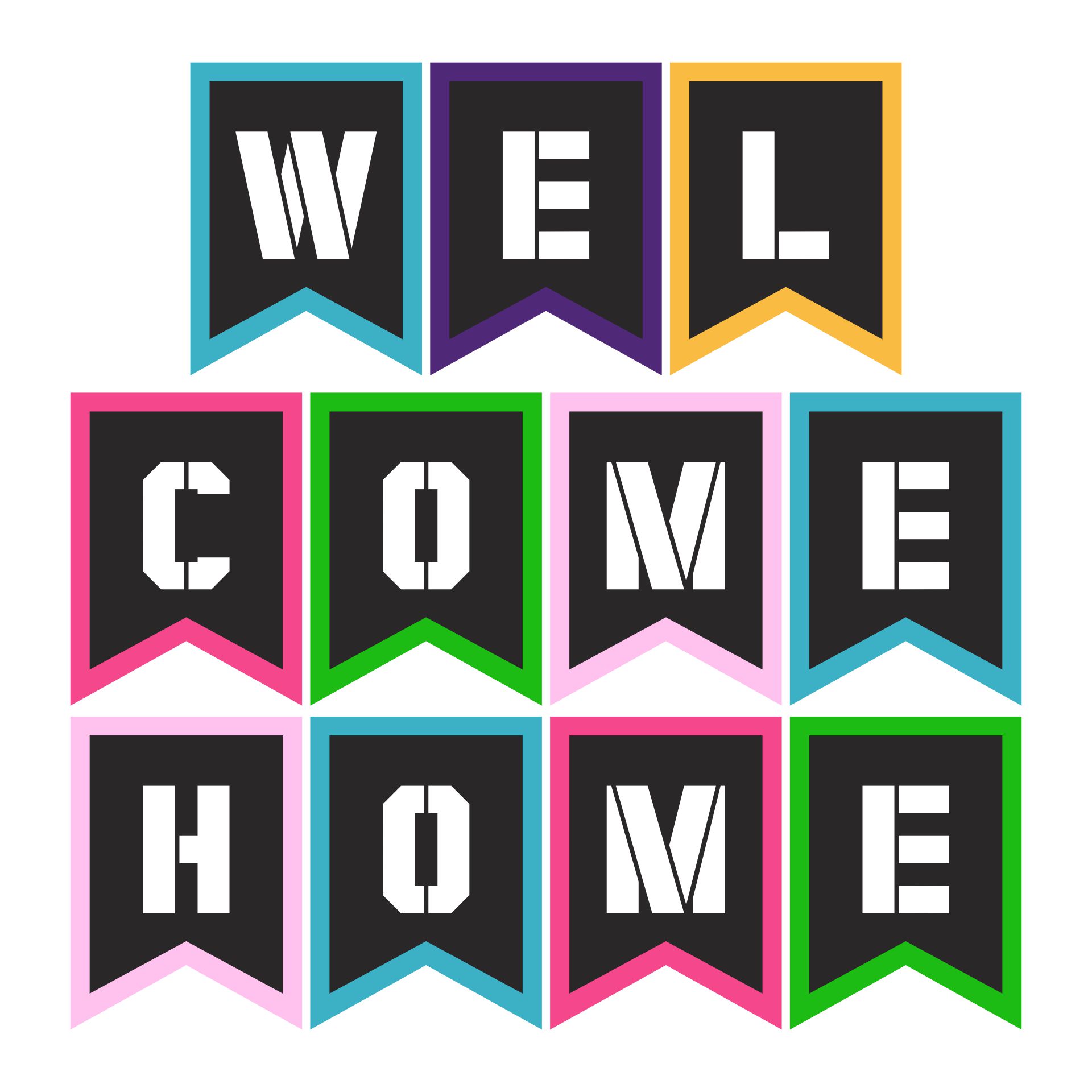 Free Printable Welcome Home Banner