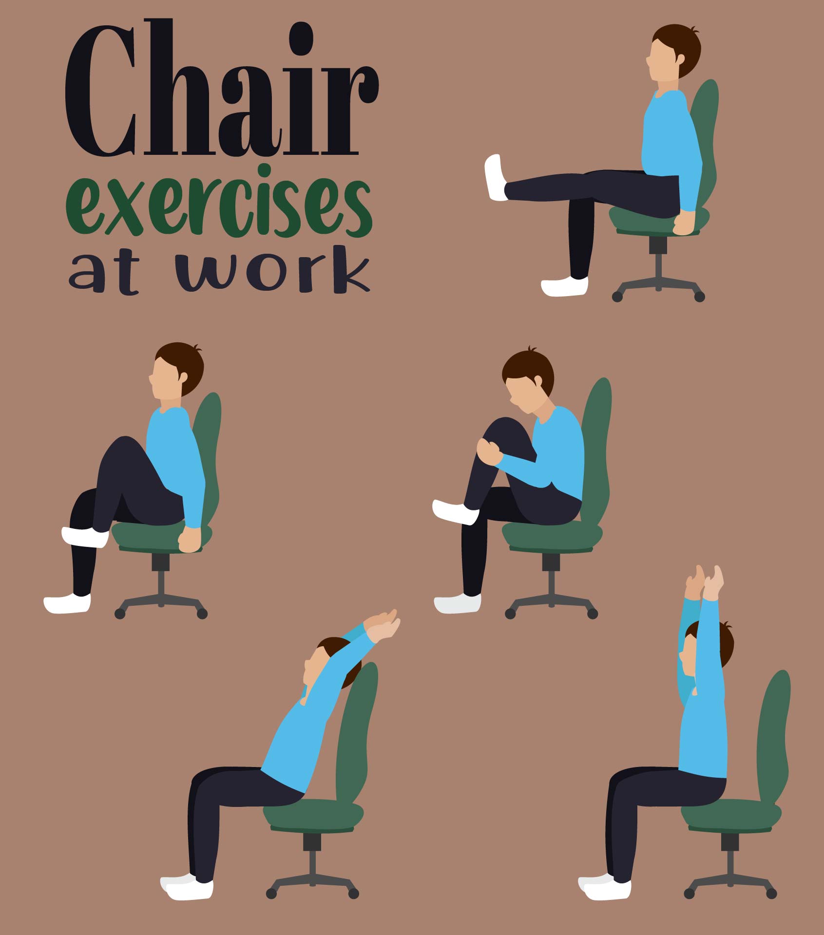 Chair Exercises Printable - Printable World Holiday