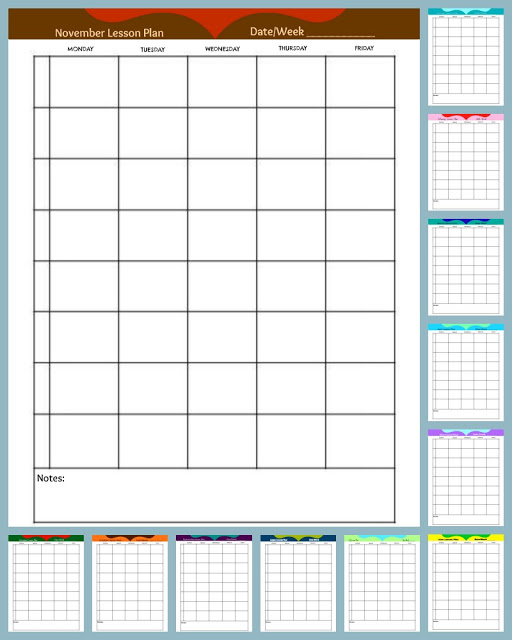 6 Best Images of Homeschool Lesson Planners Free Printables - Free ...