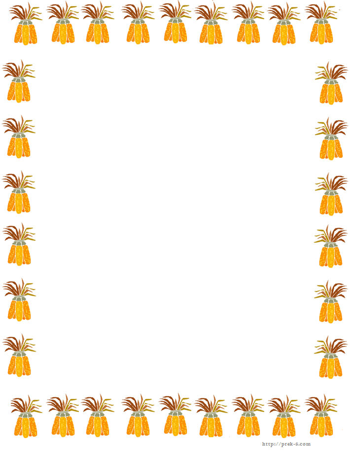 Printable Thanksgiving Borders