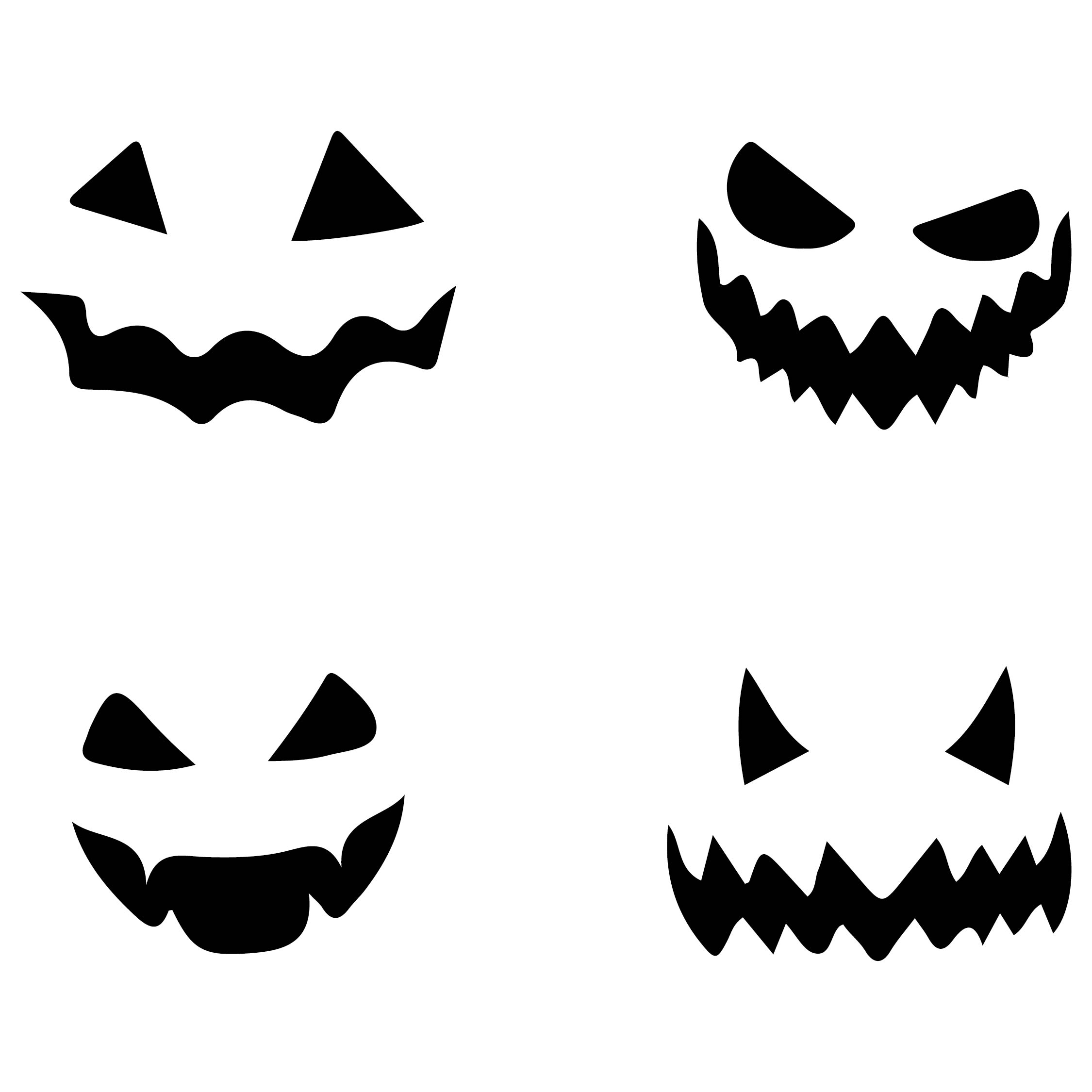 scary-face-pumpkin-templates