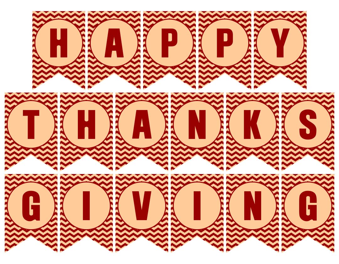 7 Best Images of Printable Thanksgiving Banner - Fall & Thanksgiving ...