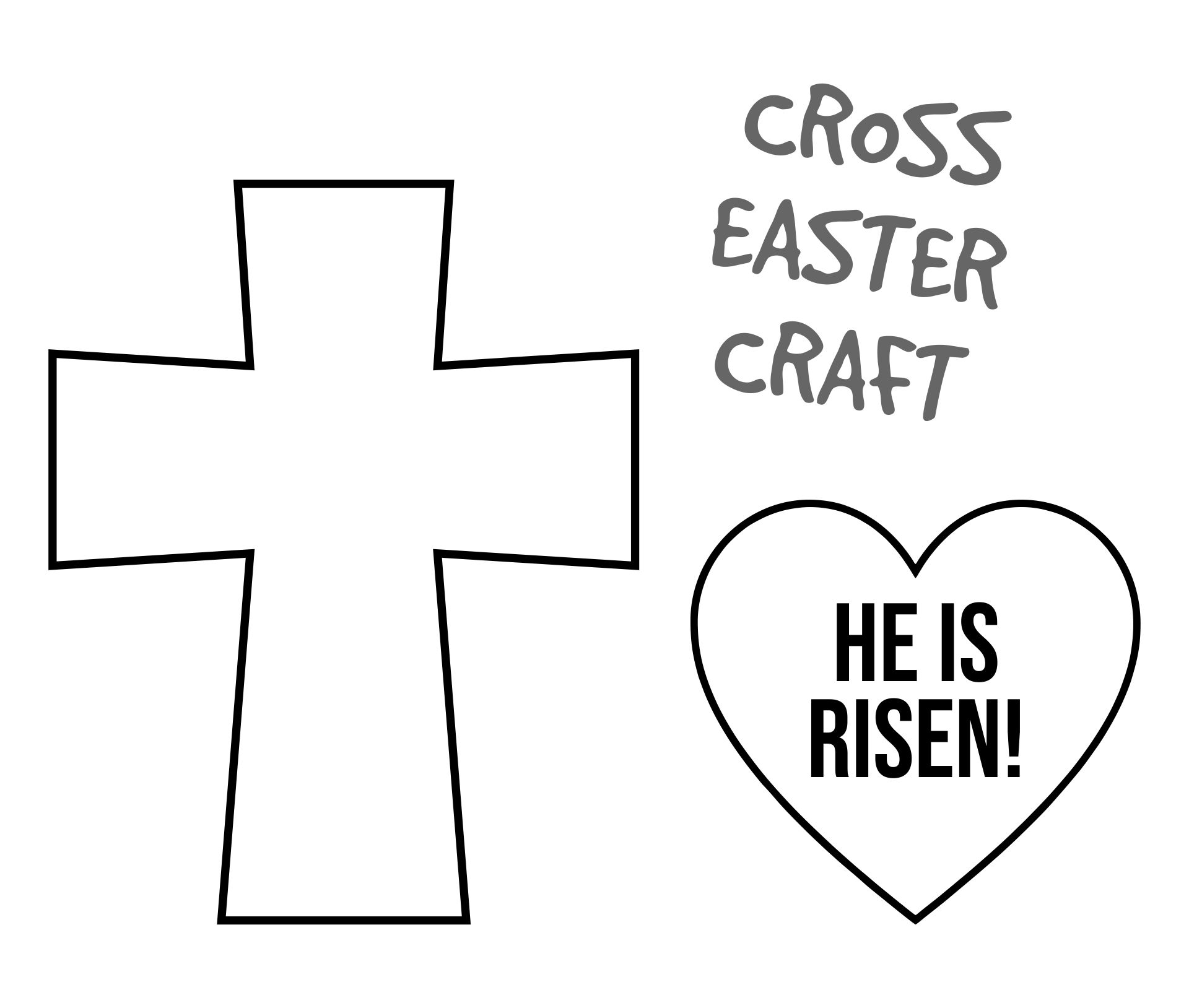 Printable Christian Easter Crafts