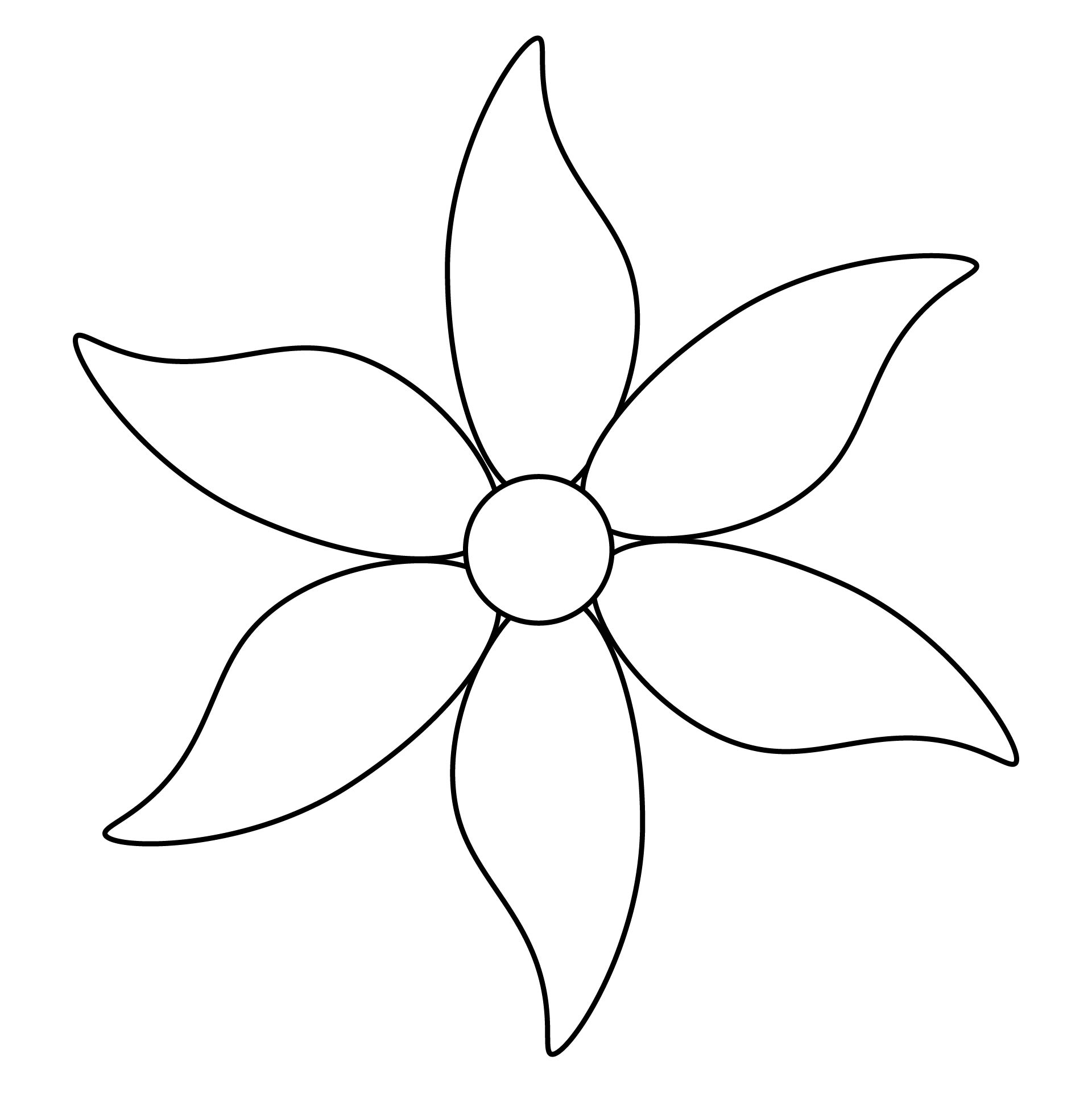 Petal Flower Template Free Printable / This Site Uses Cookies Including