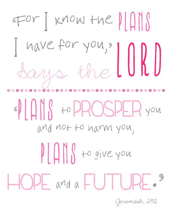 Bible Verse Printable Jeremiah 29 11