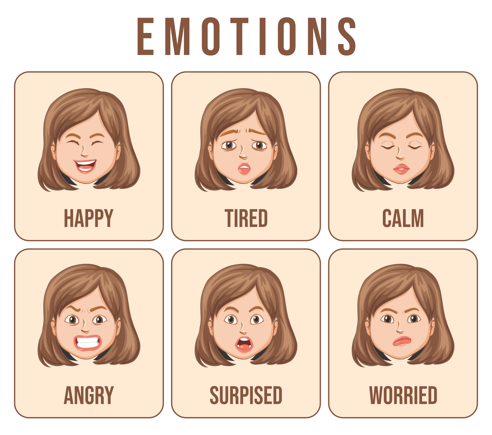 10 Best Printable Emotion Cards printablee com