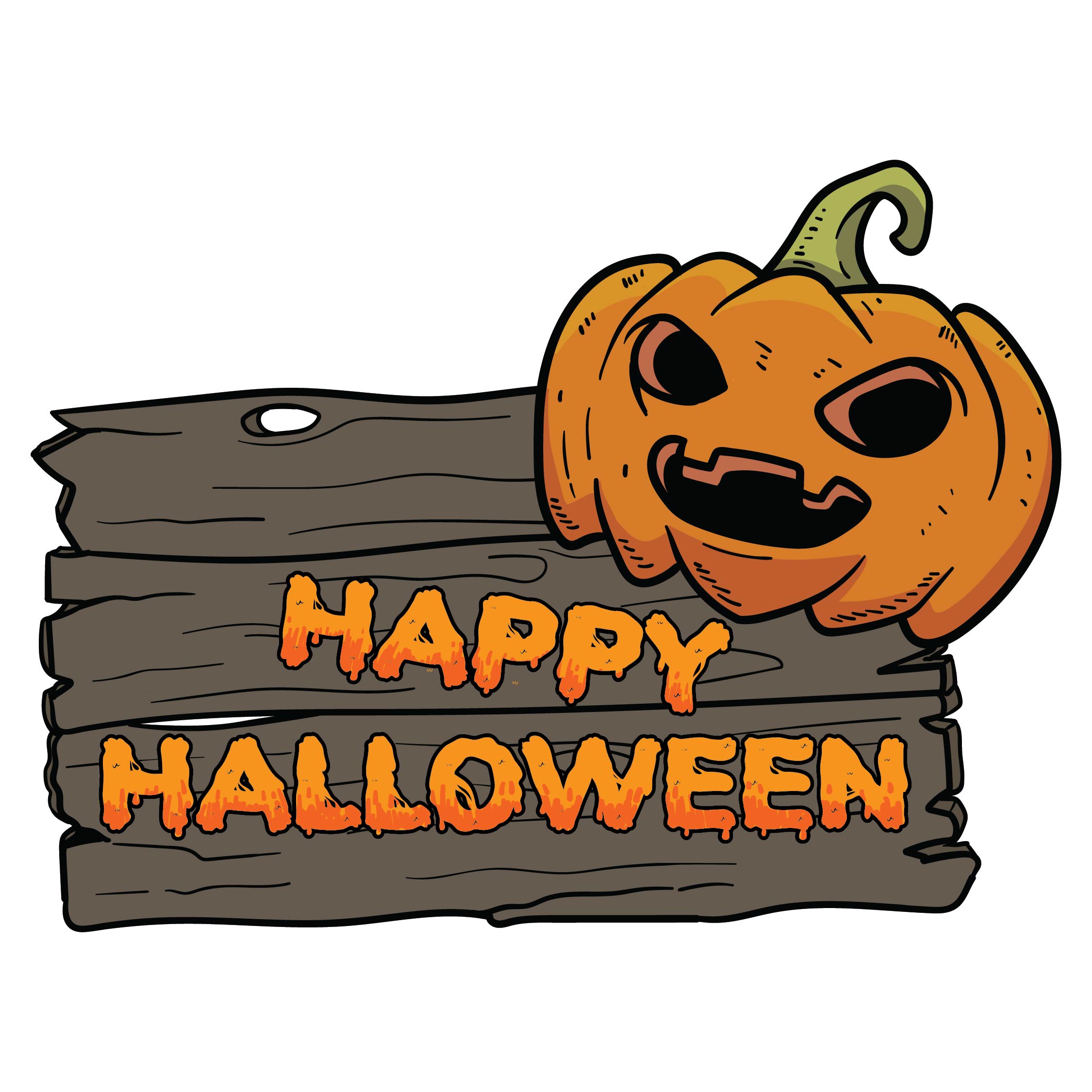 5 Best Free Printable Happy Halloween Sign