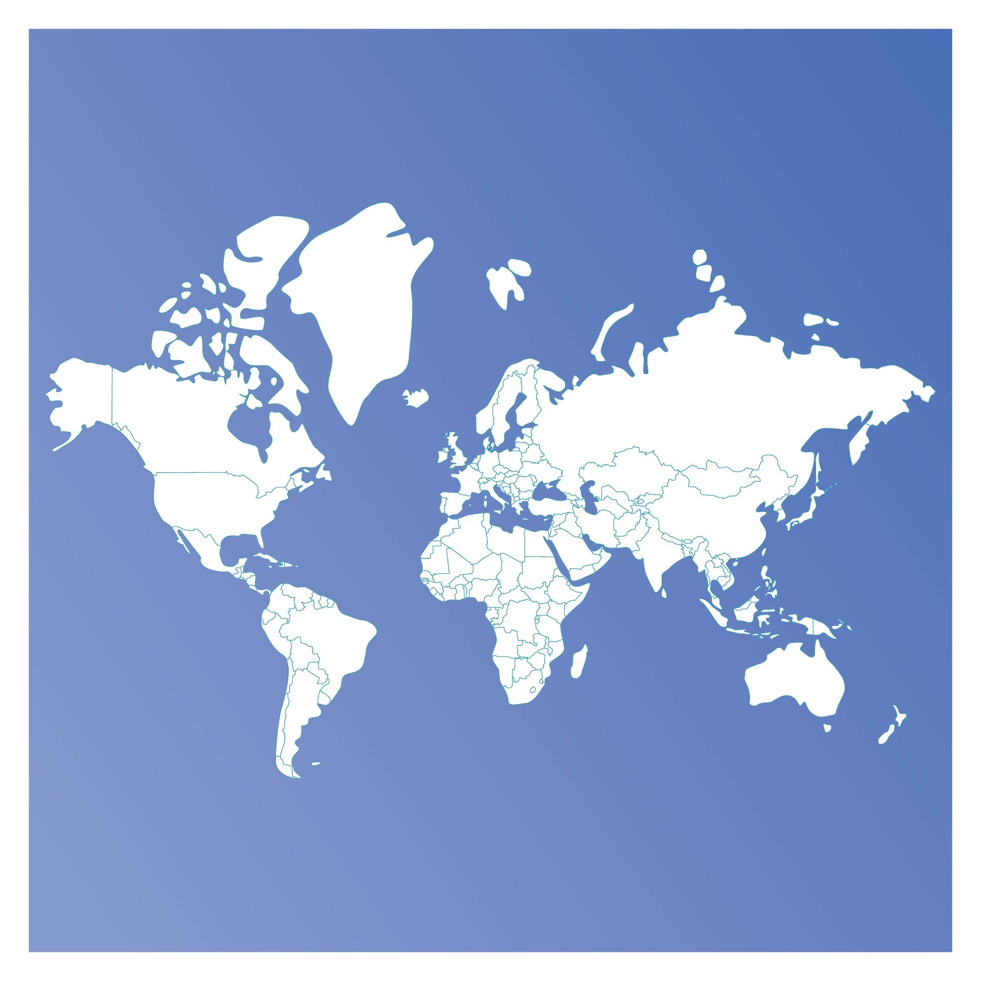 10 Best Blank World Maps Printable - printablee.com