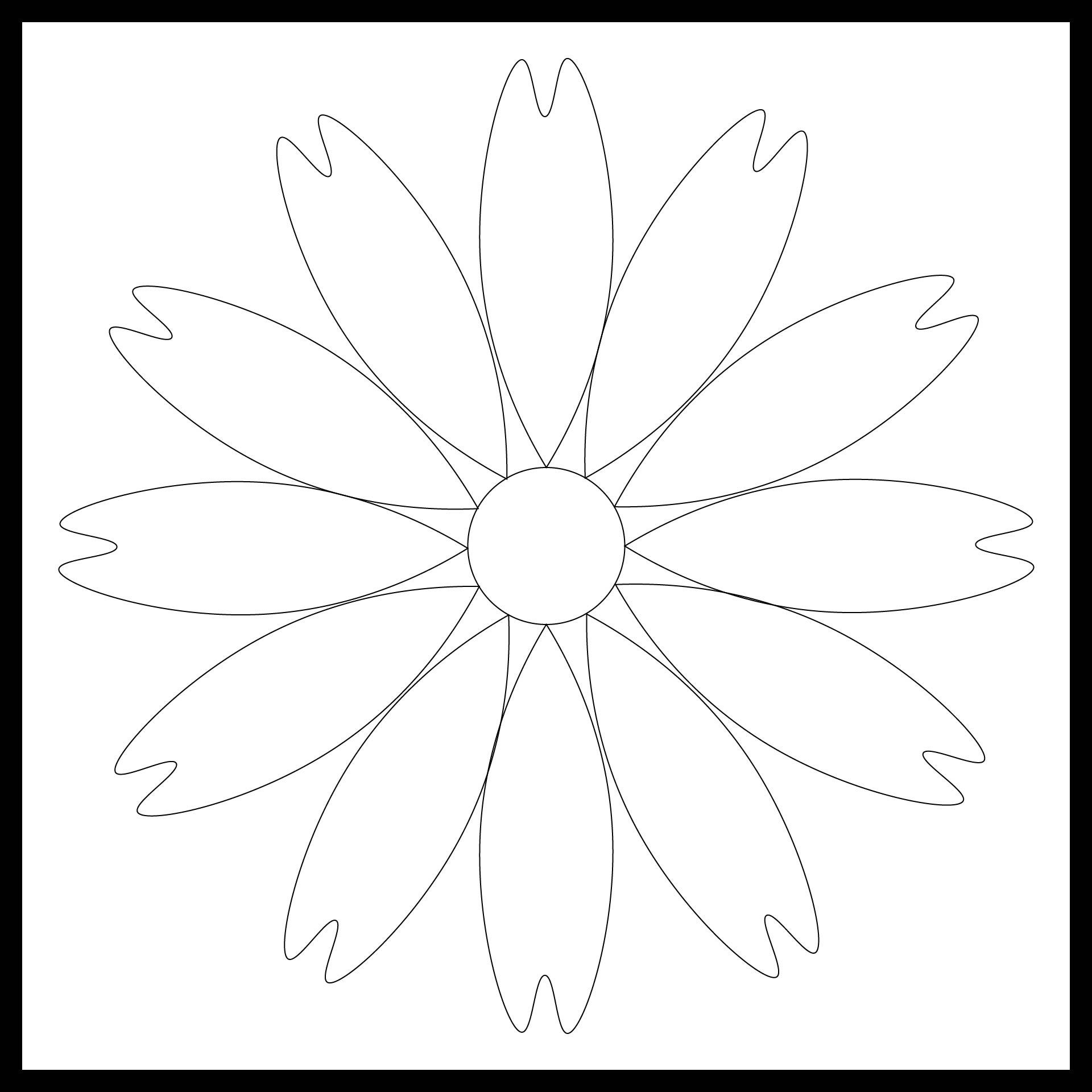 Free Flower Template Printable Pdf Crafts On Sea Flower Of Life 