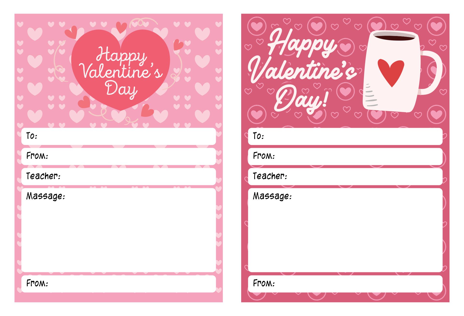 Valentine s Candy Grams 10 Free PDF Printables Printablee