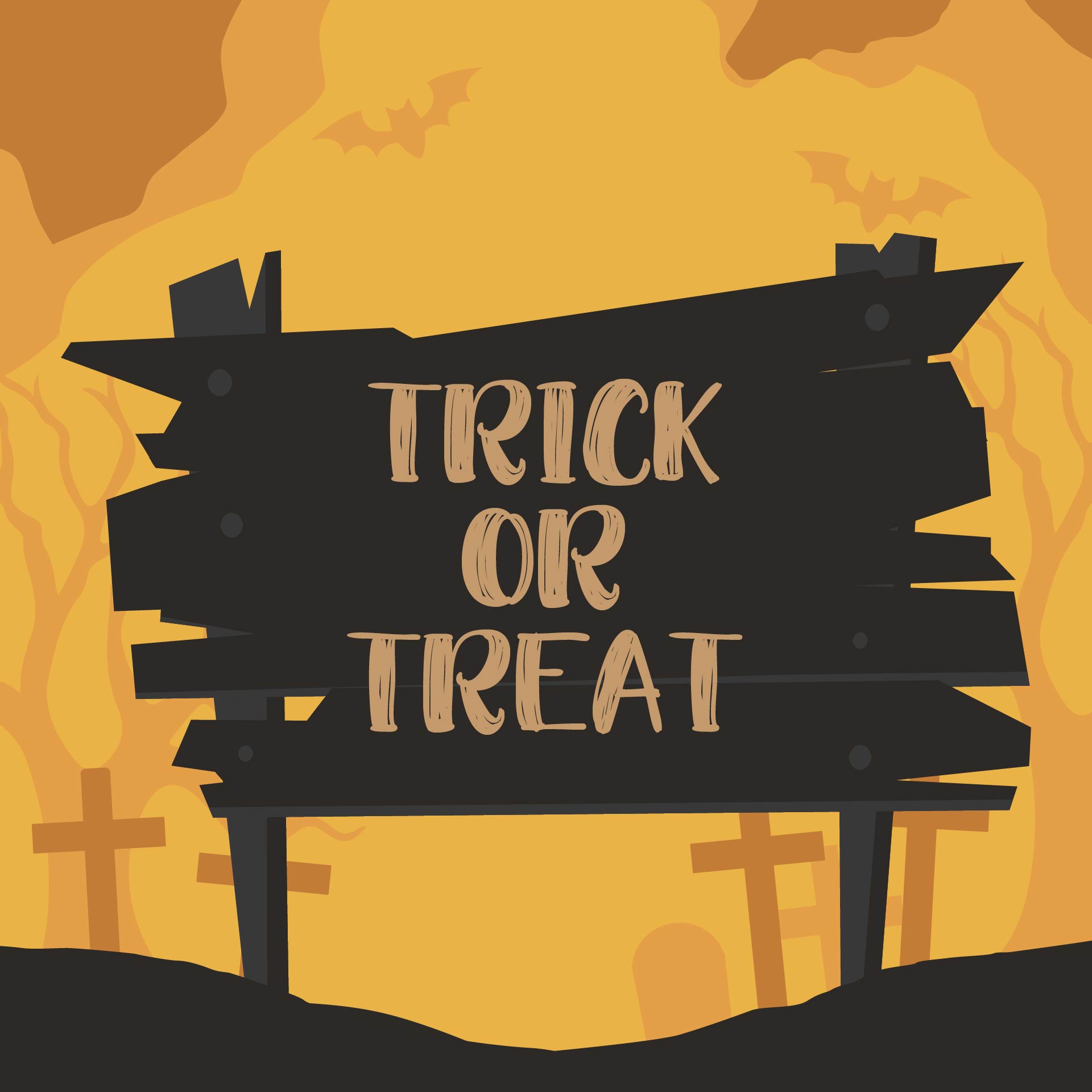 Printable Halloween Trick or Treat