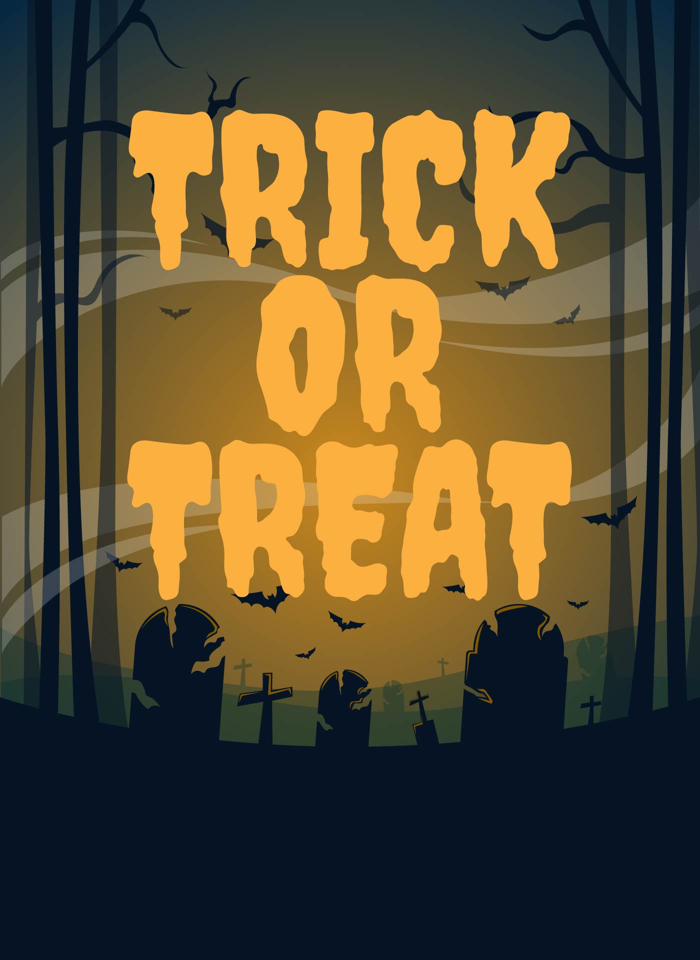 Halloween Trick or Treat Sign Printable