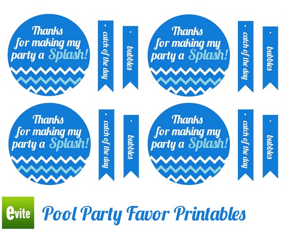 Pool Party Printables