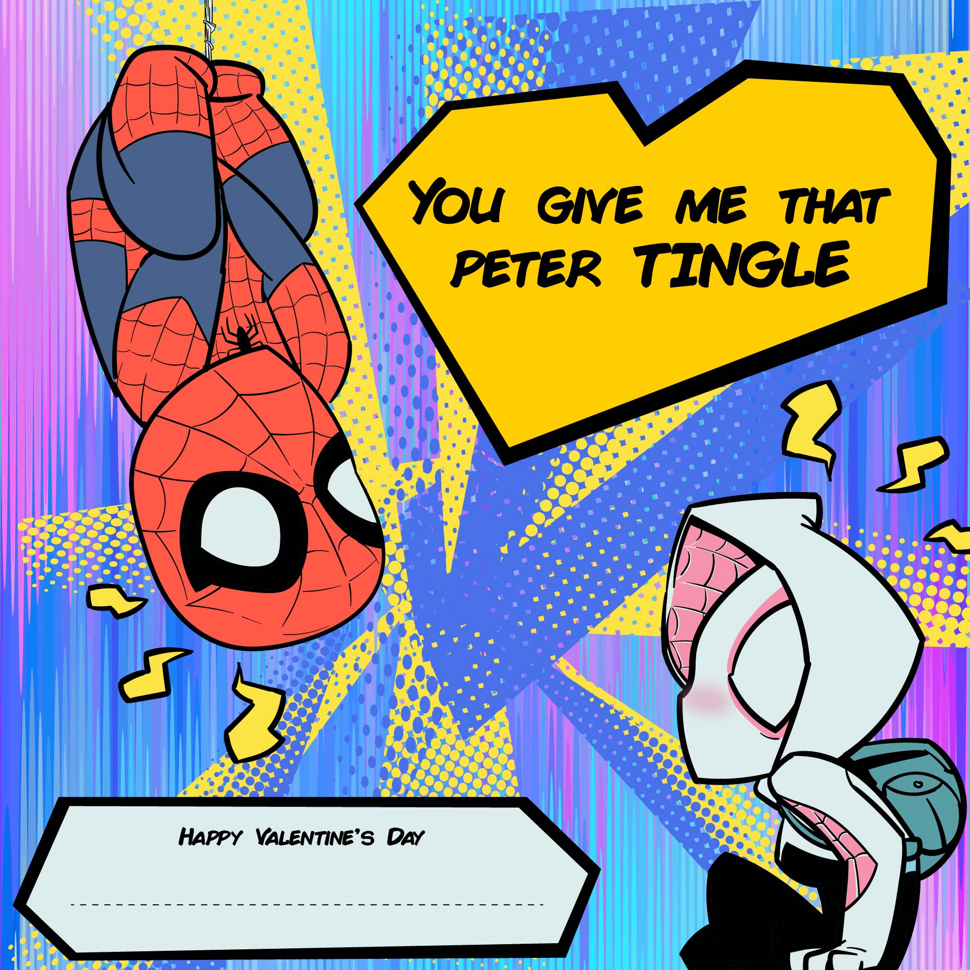 Spider-Man  Printable Valentine