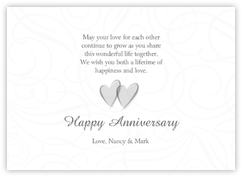 Printable Wedding Anniversary Cards