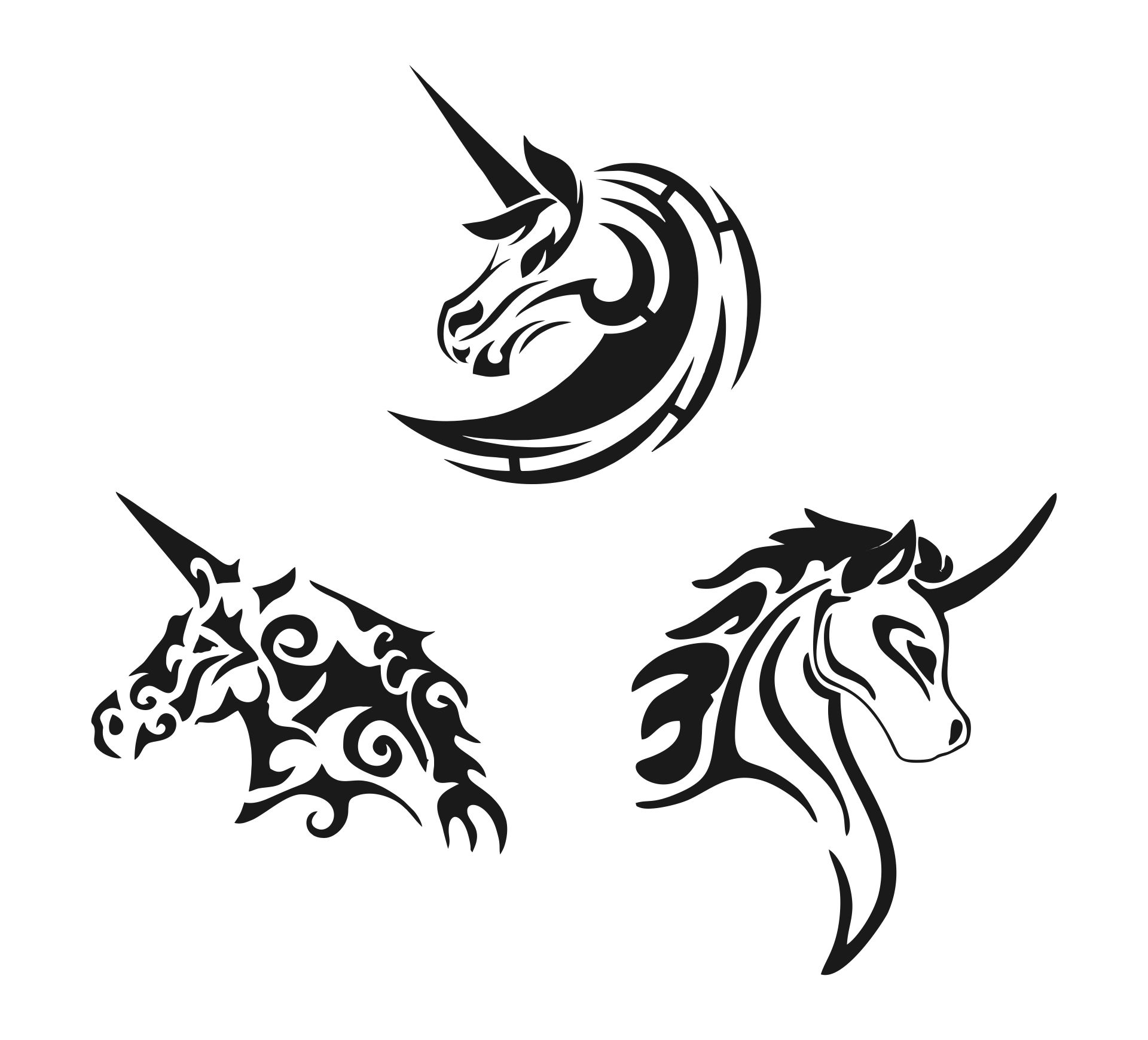 5 best unicorn stencils free printable printableecom