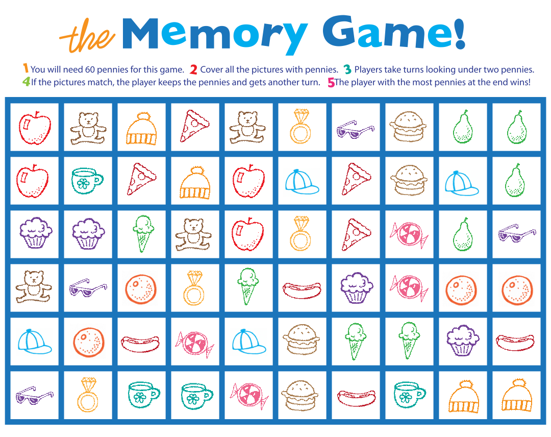 Printable Memory Games For Seniors My XXX