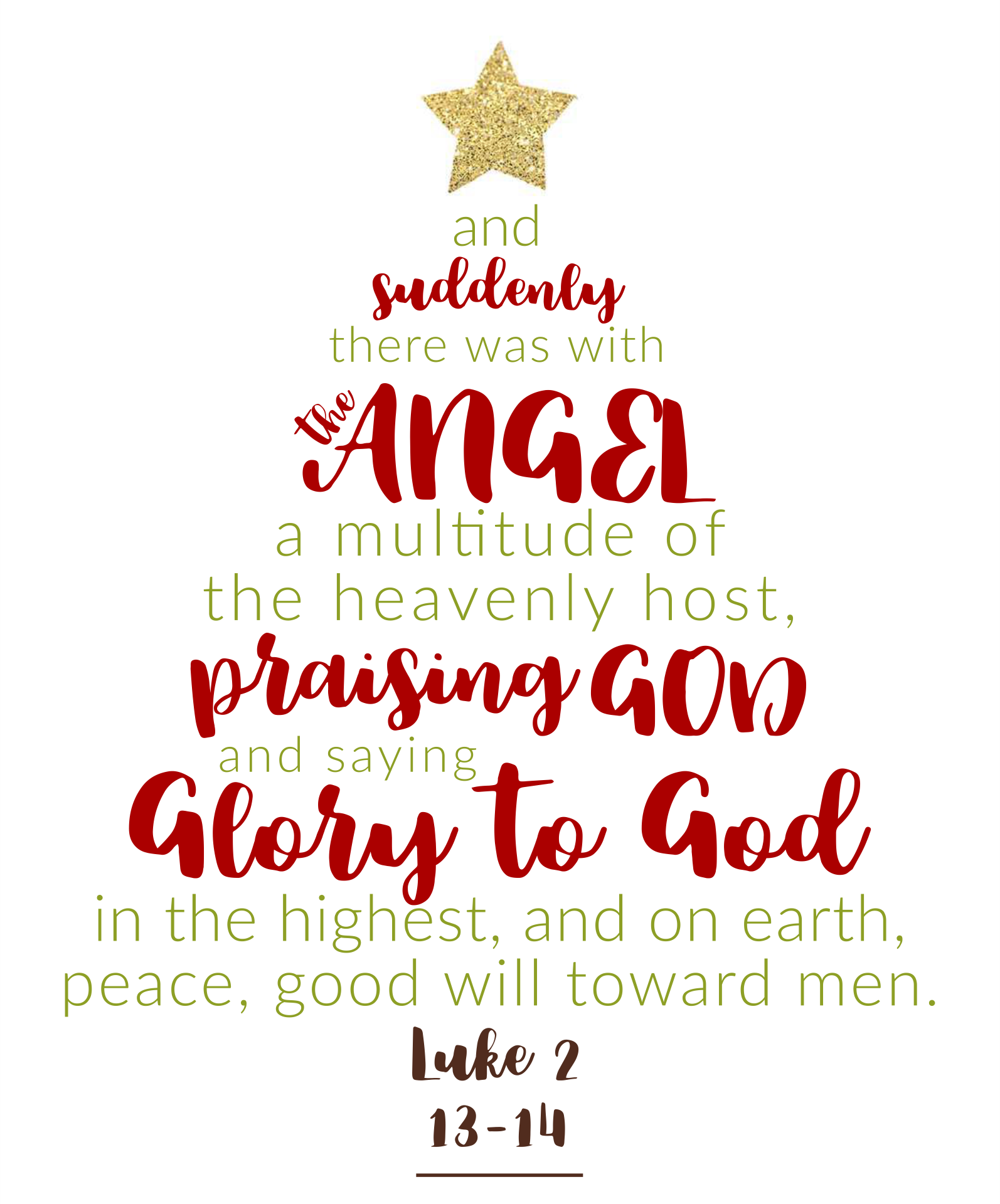Free Printable Christmas Scripture Cards