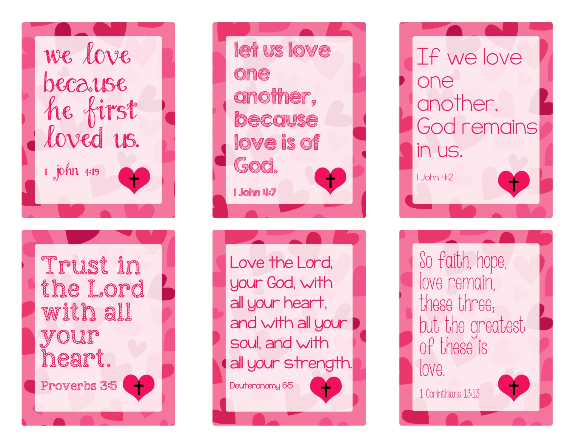 10 Best Valentine Scripture Cards Printable PDF For Free At Printablee