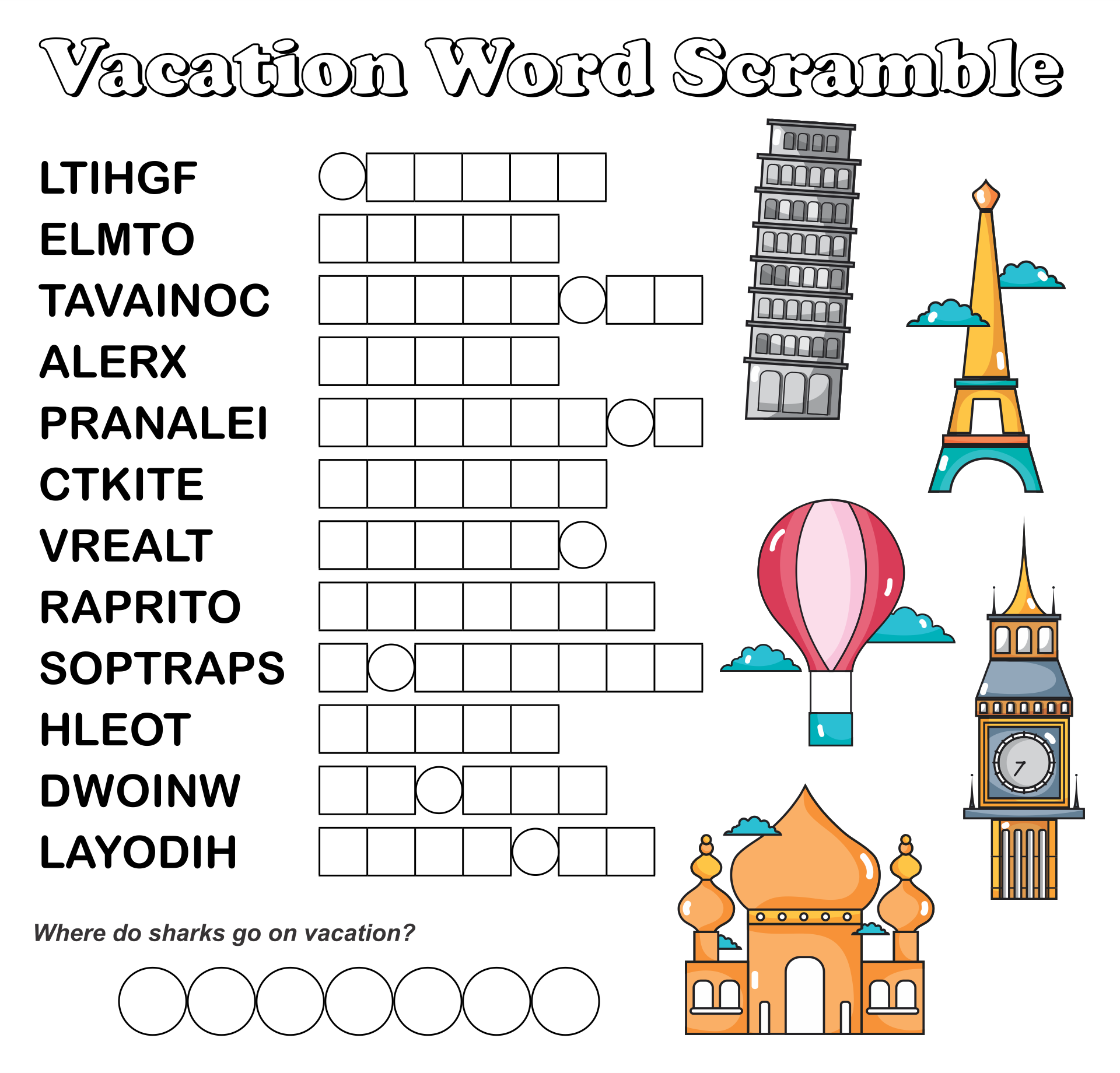 Free Printable Jumble Puzzles Printable Printable Word Searches