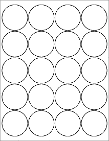 2 Circle Label Template