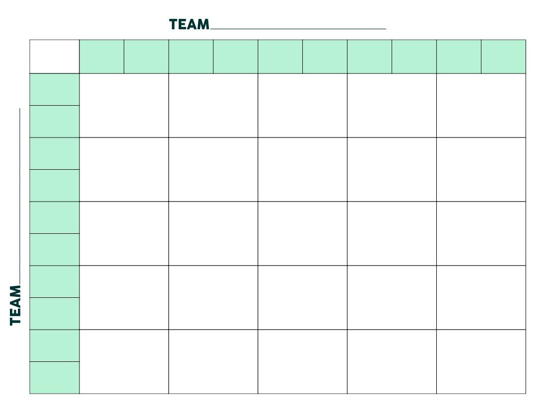 25 Squares Printable