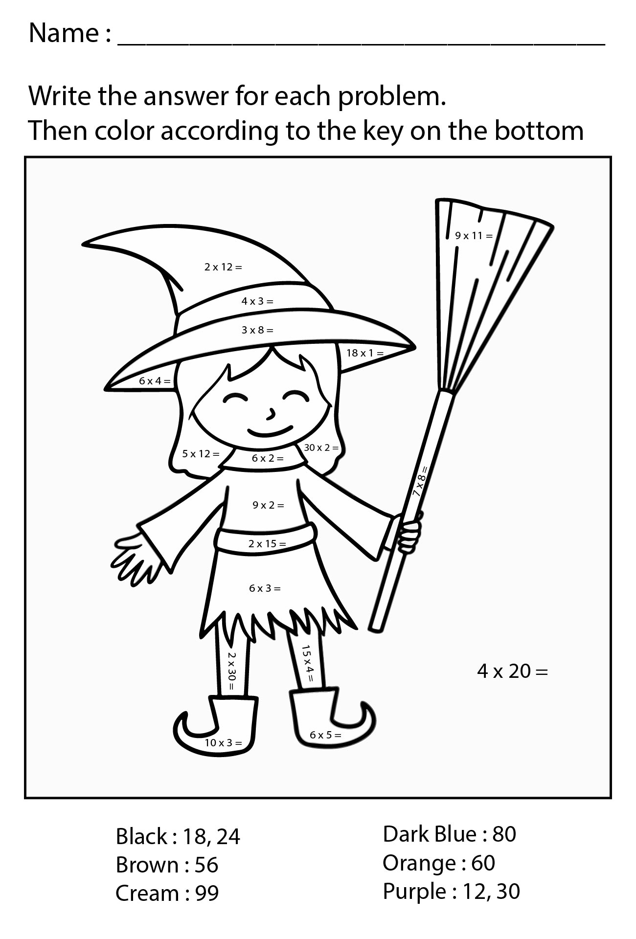 First Grade Fall Coloring Pages