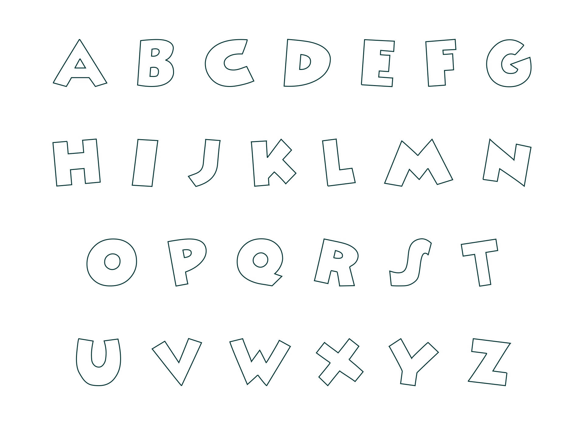 10 Best Free Printable Fancy Alphabet Letters Templates PDF for Free at