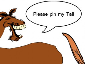 Printable Pin the Tail On the Donkey Template