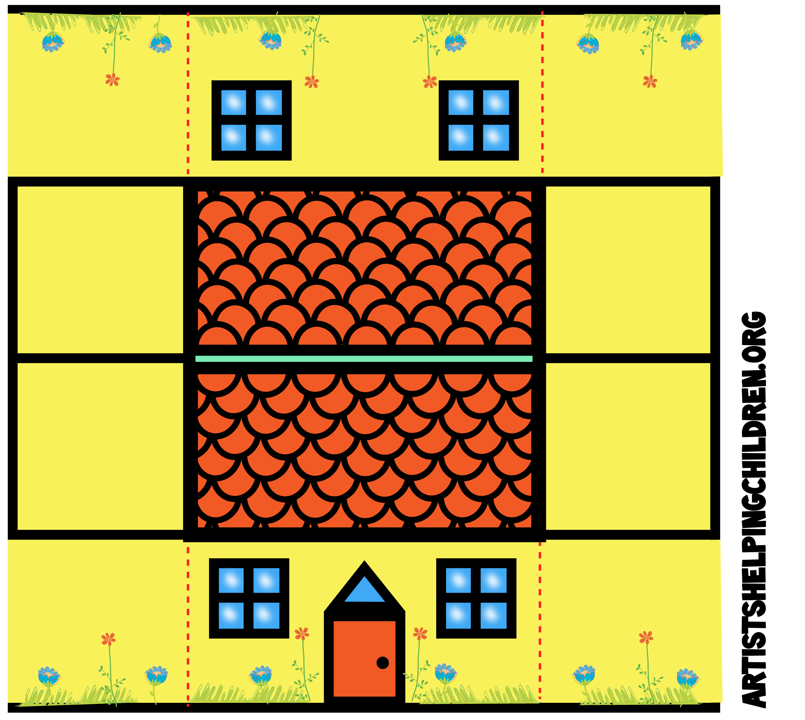 Free Printable Paper House Templates - Get What You Need