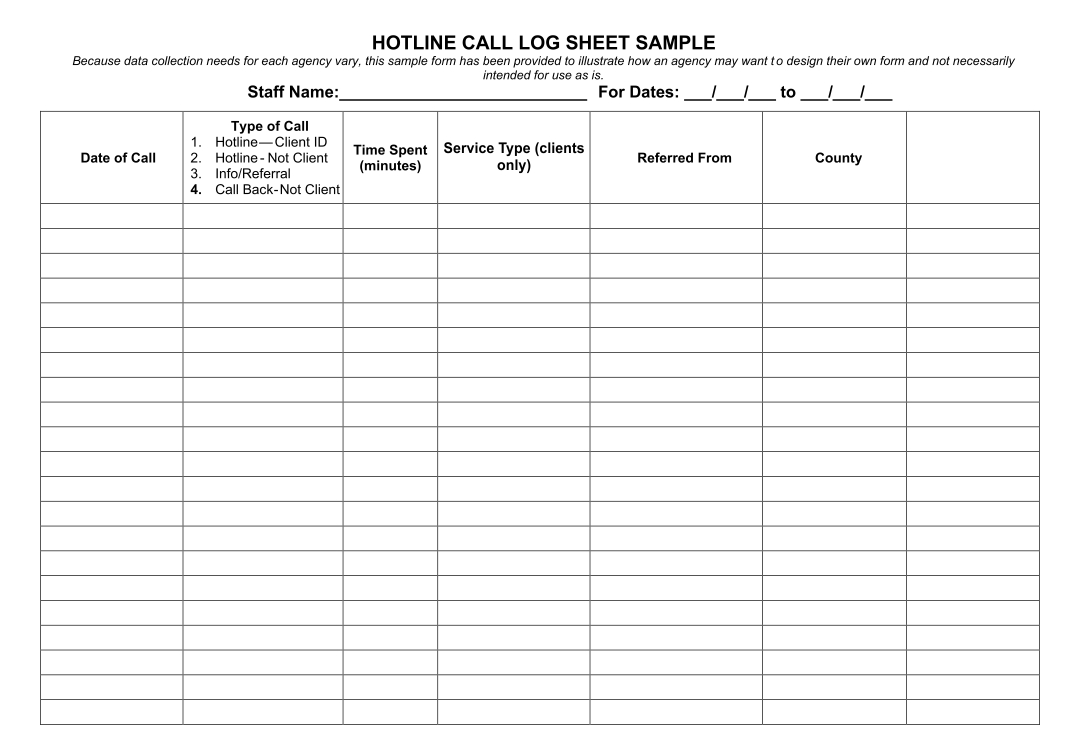 Teacher Phone Log Template - 10 Free PDF Printables | Printablee