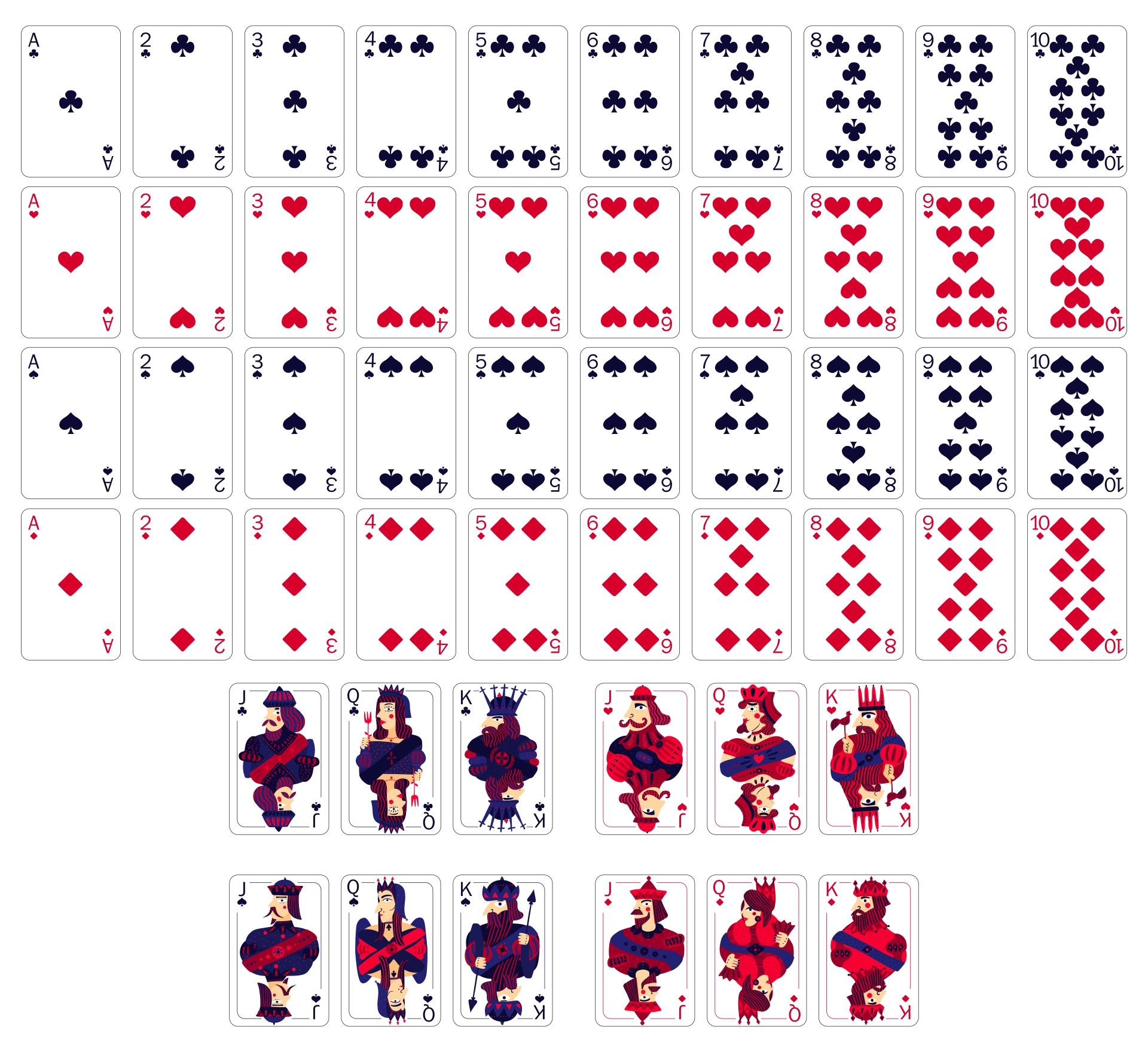 playing cards for 1st grade