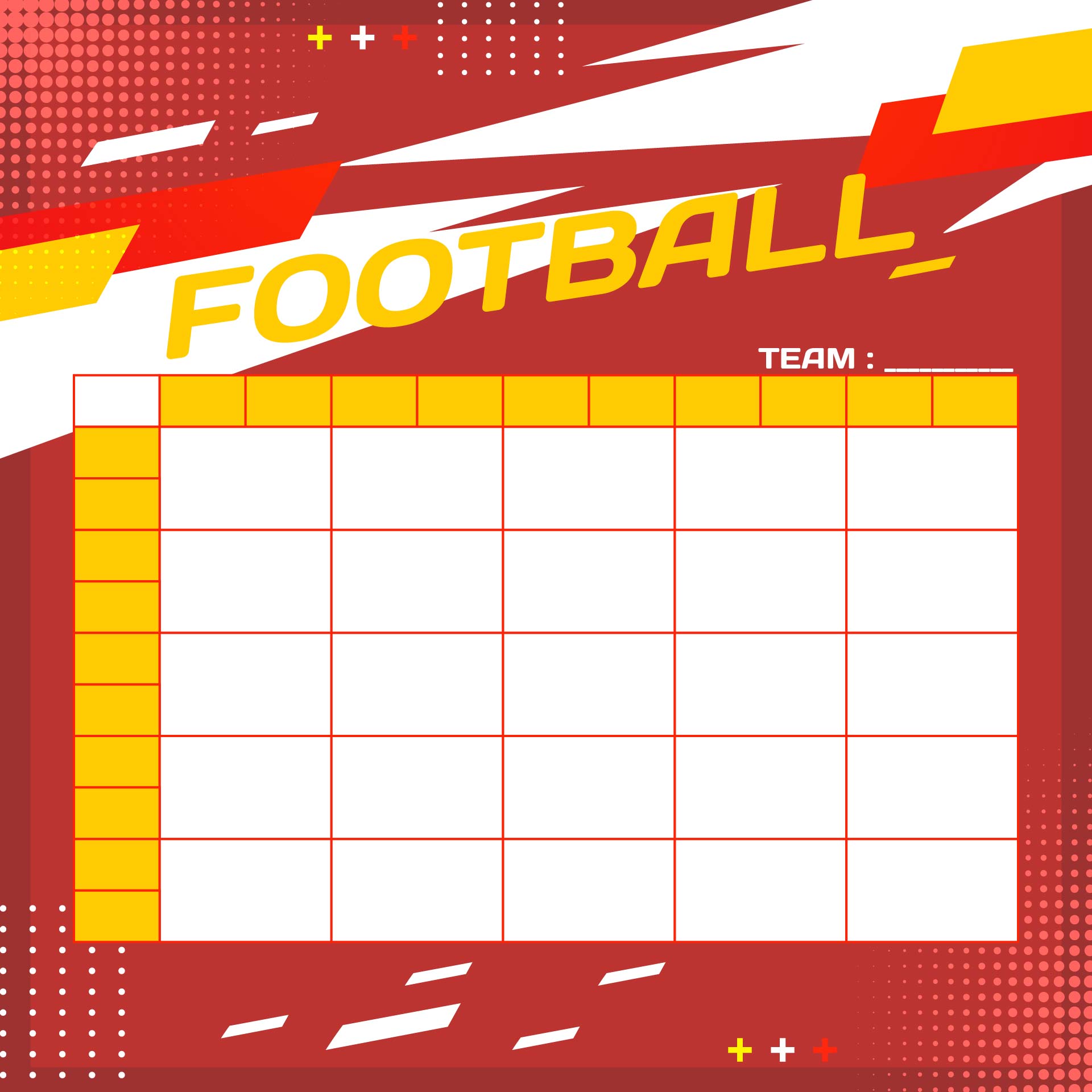 Printable Football Pool Sheets