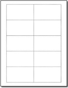 Printable Blank Flash Card Template