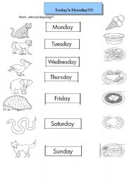 Today Is Monday Eric Carle Worksheets