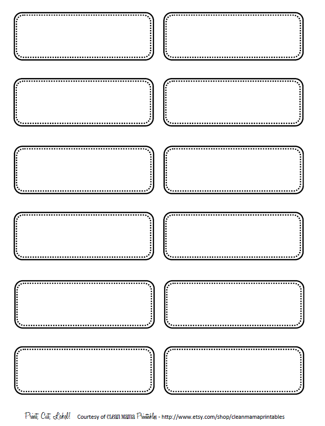 7 Best Images of Black And White Printable Labels For School - Black ...