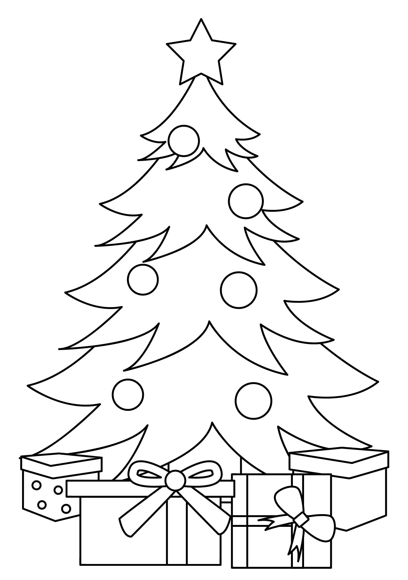 5 Best Printable Blank Christmas Tree - printablee.com