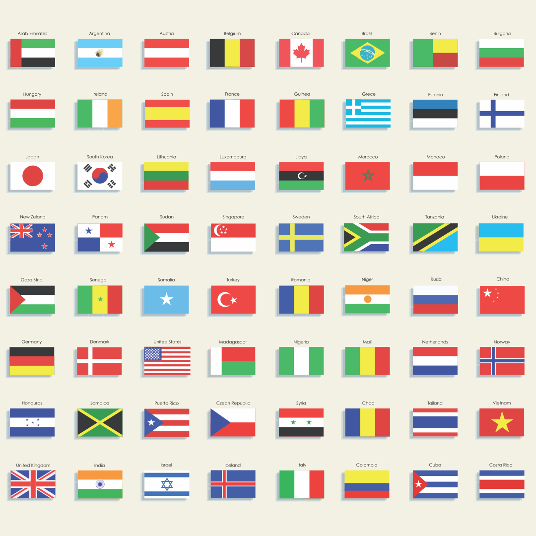 Best Looking Country Flags