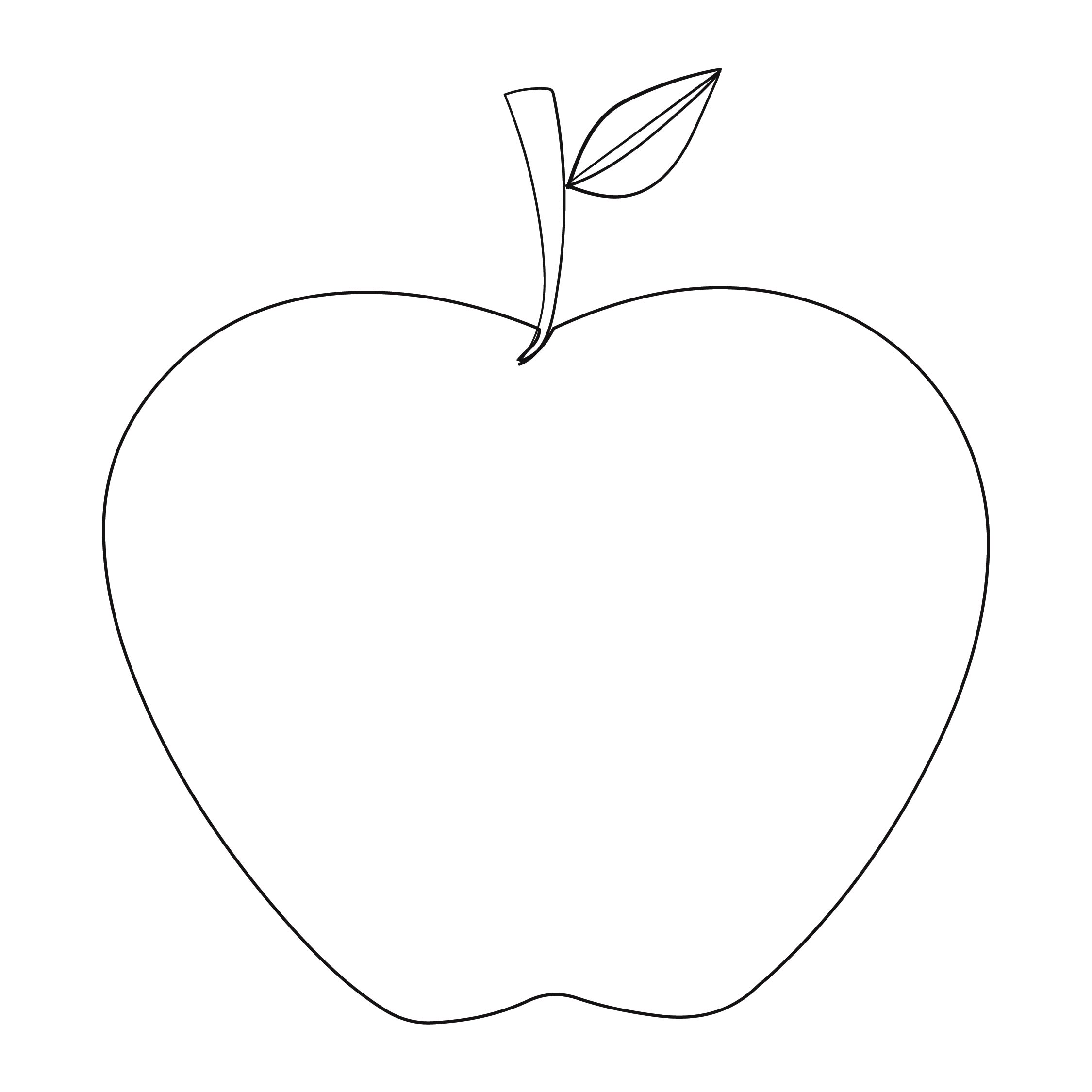 Free Printable Apple Cutouts Free Templates Printable