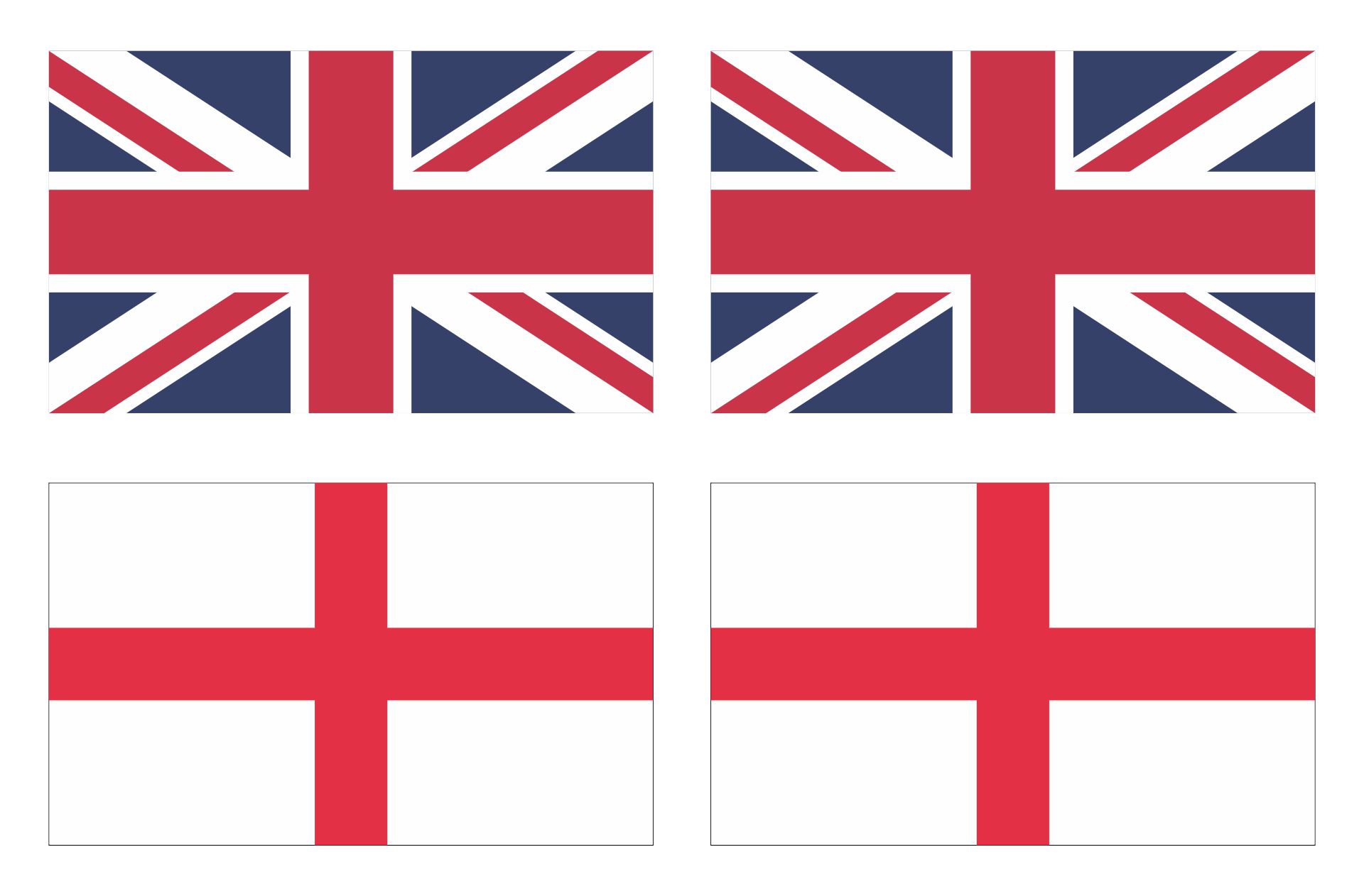 Printable Flag Of England