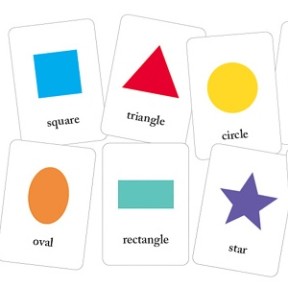 Basic Printable Shapes Flash Cards