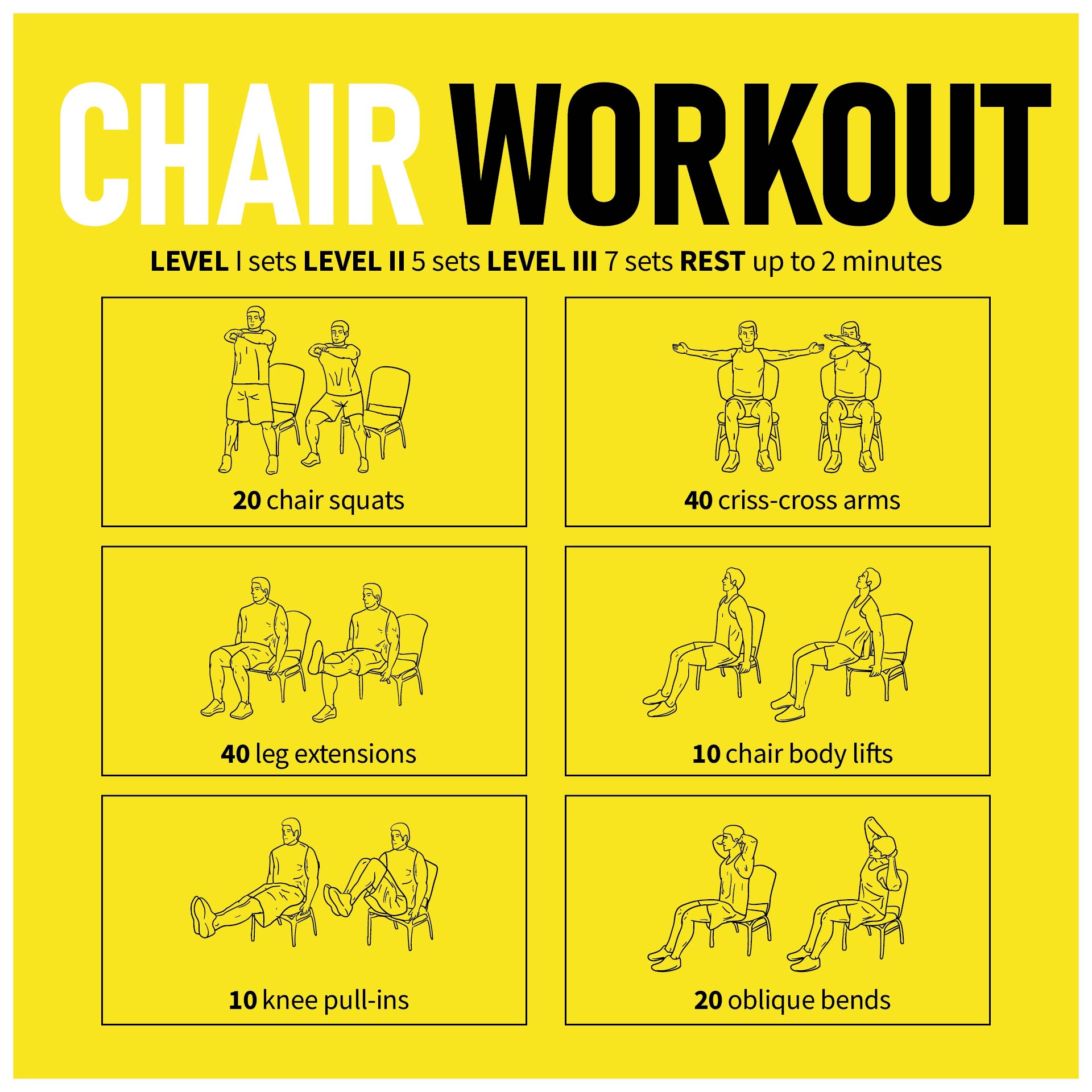 8 Best Printable Chair Exercises Images And Photos Finder