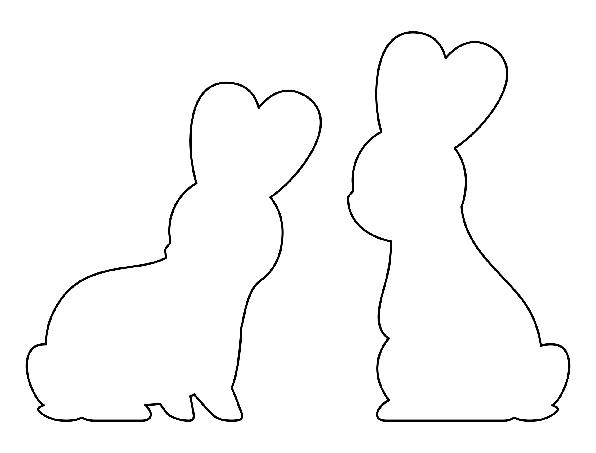 Printable Easter Bunny Clip Art