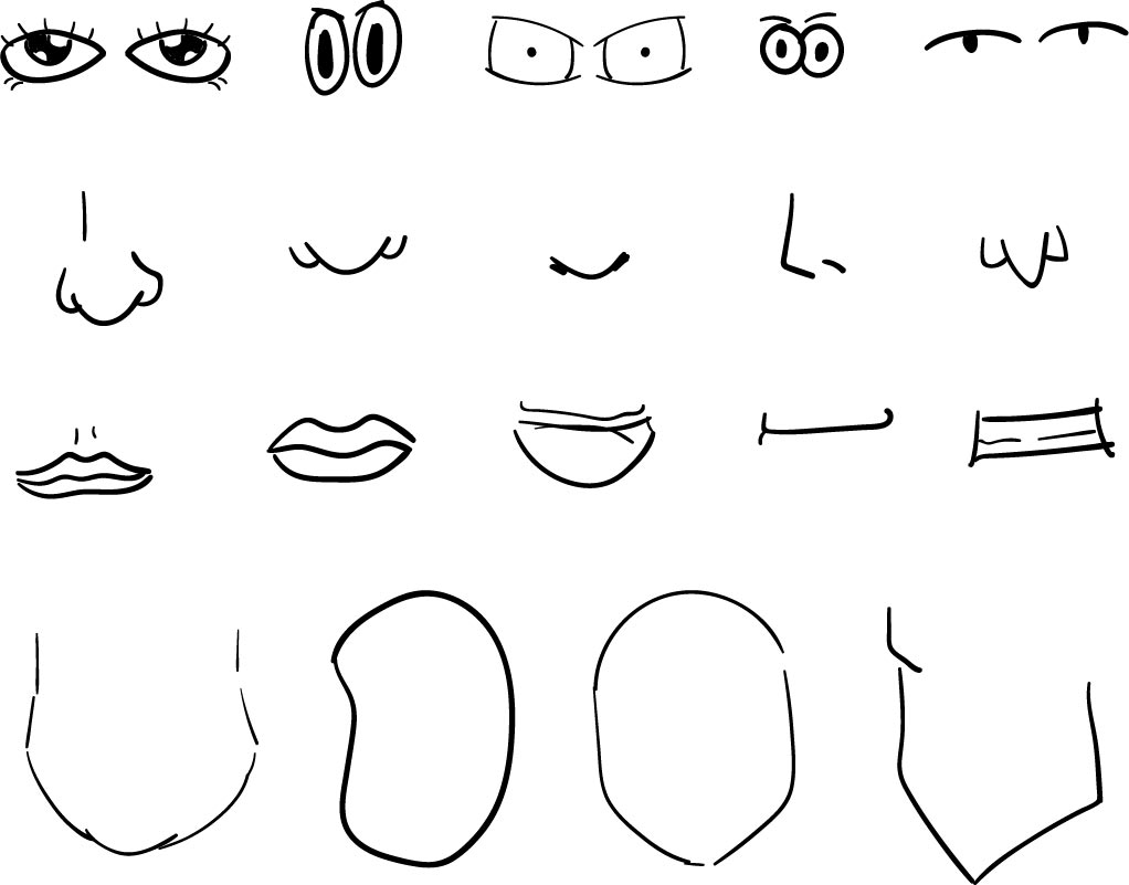 Printable Eyes Nose Mouth - Printable Word Searches