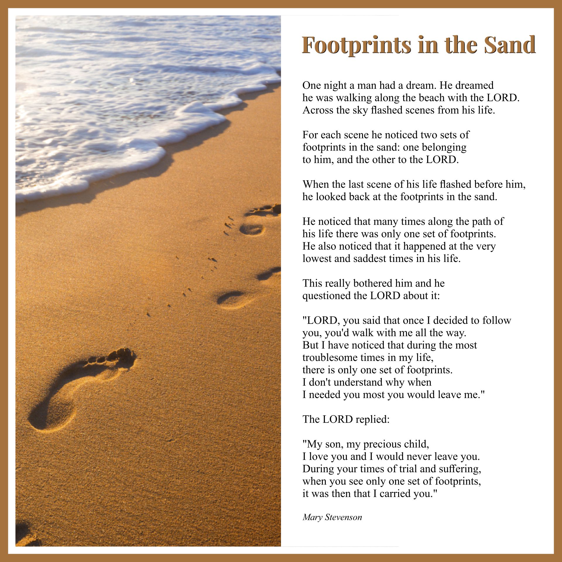 7 Best Images of Printable Footprints In The Sand - Footprints Sand ...